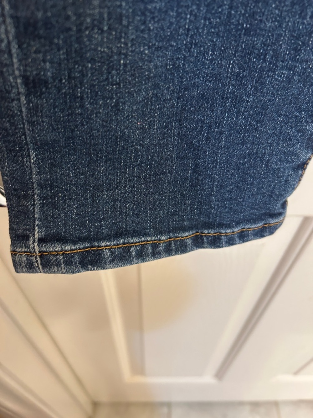 Levi Strauss Wedgie Straight Leg Jeans in Deep Indigo - Picture 5 of 9